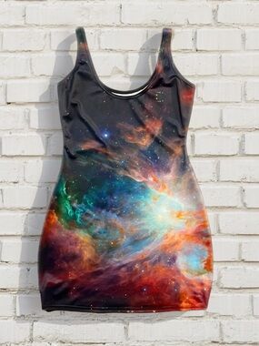 Blackmilk Galaxy Bodycon Minidress Size Ln